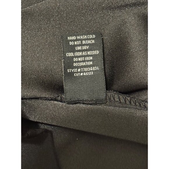 Dressbarn Black Tiered Sheath Dress Size 24W 3X Timeless Classic Plus Size - Picture 9 of 9